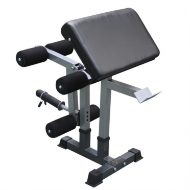 DKN Preacher curl - Leg extension attachment voor DKN Heavy duty halterbank
